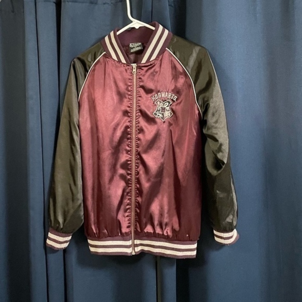 Harry Potter Hogwarts Bomber Jacket Unisex Large Juniors